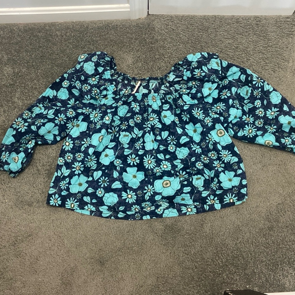 free people Off shoulder floral top